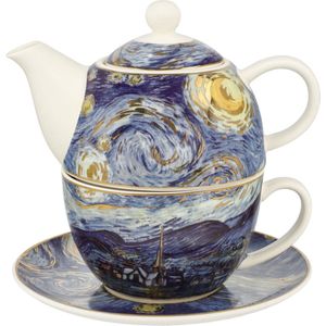 Goebel - Vincent van Goghs-sTheepot Tea for One Sterrennachts-sPorselein - theekan - 350ml