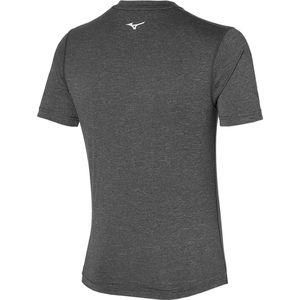 Mizuno t-shirt Core Graphic RB | Antraciet / Wit (Maat: L)