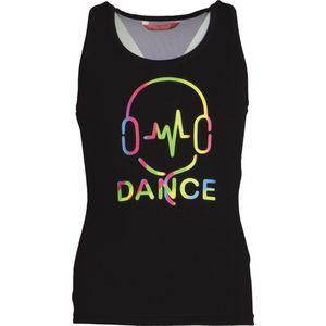 Papillon Dance Beat Sporttop - Maat 140  - Unisex - zwart - groen - geel - rood - blauw