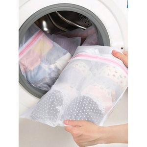 Waszak Set Van 3 Stuks Met Rits - BH/Lingerie/Sokken/Schoenen Wasnet Waszakjes Laundry Bag - Waszakken - Klein/Medium/Groot