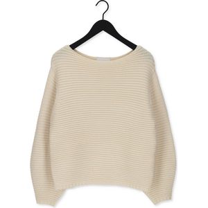 Simple Kelsey Knit-wo-22-3 Truien & vesten Dames - Sweater - Hoodie - Vest- Wit - Maat XL