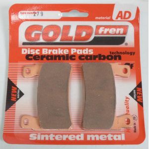 Plaquette de frein Gold Fren pour Moto Honda 400 Cb Super Four 1999 à 2003 AVG / SFX/SFY/SF1/SF2/SF3 Neuf