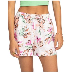 Roxy - Lekeitio Print - Korte Broek - Dames - Multicolor - Linnen Viscose Mix
