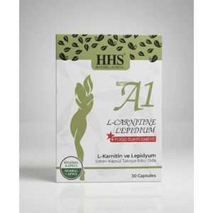 HHS A1 L-Carnitine & Lipidium Detox Kruiden 30 Capsules - Original