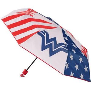 Wonder Woman - Americana Logo Umbrella - Multicolor