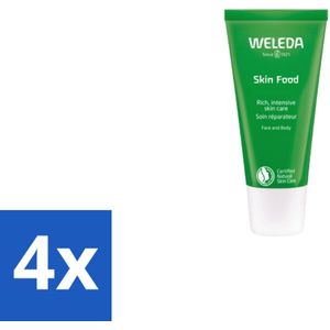 4 x WELEDA - Crème - Skin Food - Droge huid - 30 ml - Droge Huid - Voedende Crème - Weleda Skin Food - Herstellende Crème - Natuurlijke Crème