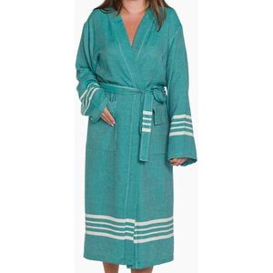 Lalay - Hamam Badjas - Krem Sultan - Unisex - 100% Gekamd Katoen