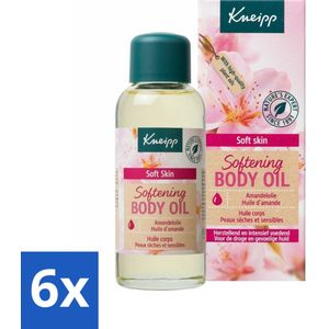 Kneipp - Huidolie - Soft Skin - Amandelbloesem - Voor zachte & soepele huid - 100 ml - Voordeelverpakking - 6 stuks