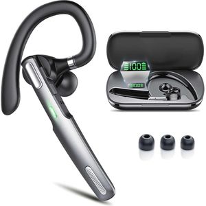 Bluetooth Headset V5.3 met 100 uur gesprekstijd, ENC ruisonderdrukking en LED-display