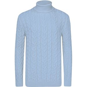 Jimmy Sanders Coltrui - Trui - Sweater Heren Licht Blauw - L