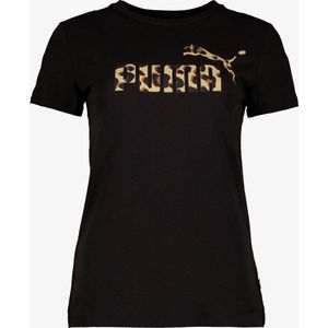 Puma ESS+ Animal dames sport T-shirt zwart - Maat S