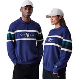 New Era - Mlb Rugby New York Yankees - Poloshirt - Blauw - Lange Mouw