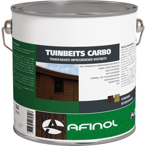 Afinol Tuinbeits Carbo Transparant Groen 2,5 liter - Tuinbeits voor geïmpregneerd hout - Buiten Beits - Brengt de originele groene kleur terug
