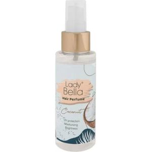Lady Bella Haarparfum - Coconut | 1x 100ml - Haarparfum met Kokosgeur - UV-bescherming & Hydratatie