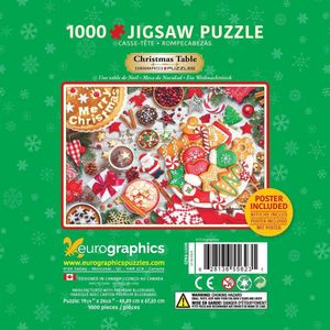 Eurographics Christmas Table Tin (1000)