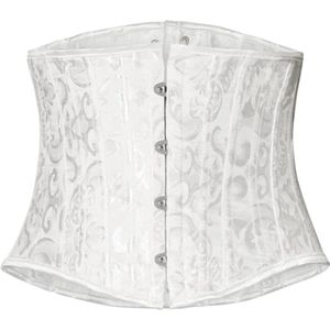 Optimaliseer uw titel: Sexy veterkorset voor dames, retro shaper, bustier, crop top in vintage stijl met kant en strikdetails