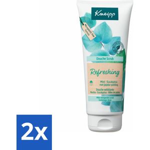 Kneipp - Douche scrub - Refreshing - Mint & Eucalyptus - 200 ml - Voordeelverpakking - 2 stuks