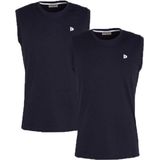 Donnay - Stan - T-shirt zonder Mouw - Navy - 2-Pack - Heren