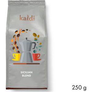 Kaldi Sicilian Espresso Blend - 250 Gram - Arabica/Robusta koffiebonen blend - Sterkte 9 - Intense & karaktervol