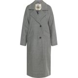 DreiMaster - Overgangsjas - Grijs Melange - Wolmix