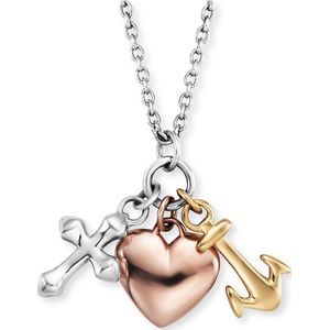 Engelsrufer - Drie Symbolen Hanger - Zilver - Goud - Roségoud - Nikkelvrij
