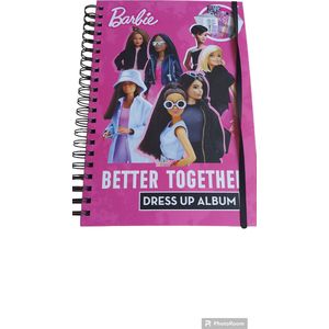 Barbie Dress up album, Barbie knutsel set, Barbie teken set, Barbie kleur boek