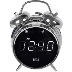 Silva Schneider - URW 240 - Wekkerradio - Chroom-zwart - FM-PLL-radio