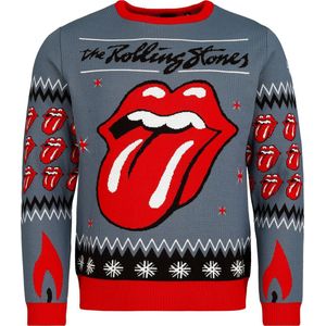 The Rolling Stones Holiday Sweater Heren Christmas jumper - meerkleurig - S