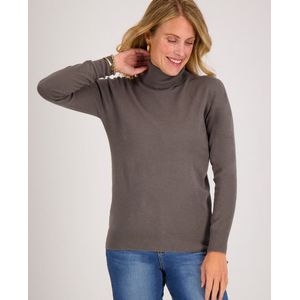 Je m'appelle Dames Trui - Grijs - Maat XXL