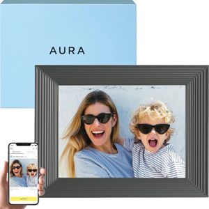 Digitale fotolijst 9 inch met wifi en cloud opslag - gratis onbeperkte opslag, stuur foto's overal