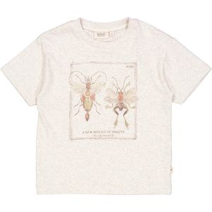 Wheat - T-shirt - New Species - Fossiel melange - maat 110 - 5 jaar