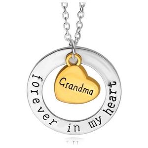 Akyol - Ketting – Ketting Grandma– Oma ketting – Ketting met oma erop– Grandma – Oma – Sieraad – 1 stuks – Cadeau voor vriend – Grandma sieraad – Oma sieraad – Forever in my heart