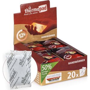 20 paar handwarmers voor 12 uur warmte - ideaal voor buitenactiviteiten