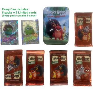 Angry Birds - Trading card game - blik met 5 pakjes en 2 limited cards