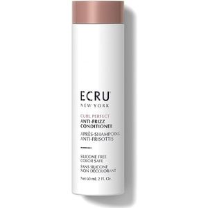 ECRU New York Travel Size Conditioner for Curly Hair | 2 oz Curl Perfect Anti-Frizz Conditioner 60ml
