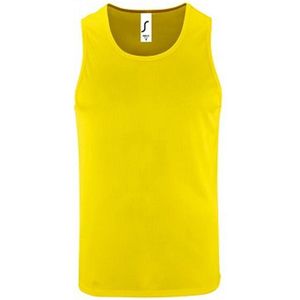 SOLS Heren Sportieve Performance Tank Top (Neon geel)