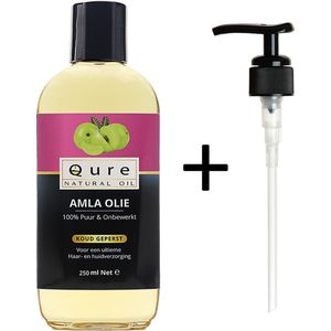 Amla Oil 250ml | Biologisch | 100% Puur & Onbewerkt | Amla Olie voor Haar, Gezicht en Lichaam | Huidolie | Haarolie