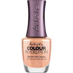 Artistic Nail Design Colour Revolution 'Reality Check' (Nude Perzik Shimmer)