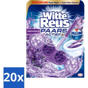 Witte Reus - Paars Actief Toiletblok - Provence - 1 Toiletblok - Bulkverpakking - 20 stuks