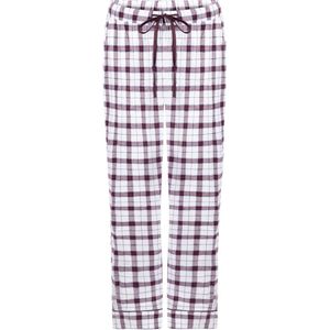 Hunkemöller - Pyjamabroek - Flannel - Wit
