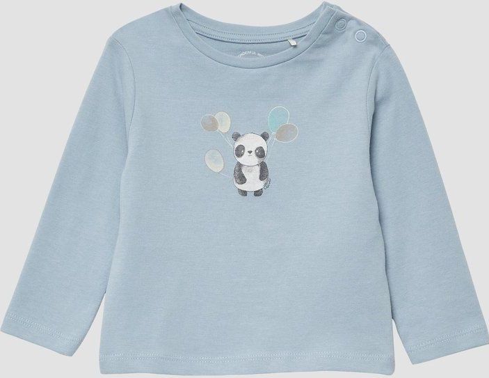 s.Oliver - T-Shirt - Katoen - Met Pandaprint