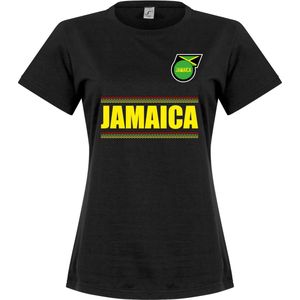 Jamaica Team Dames T-Shirt - Zwart - S