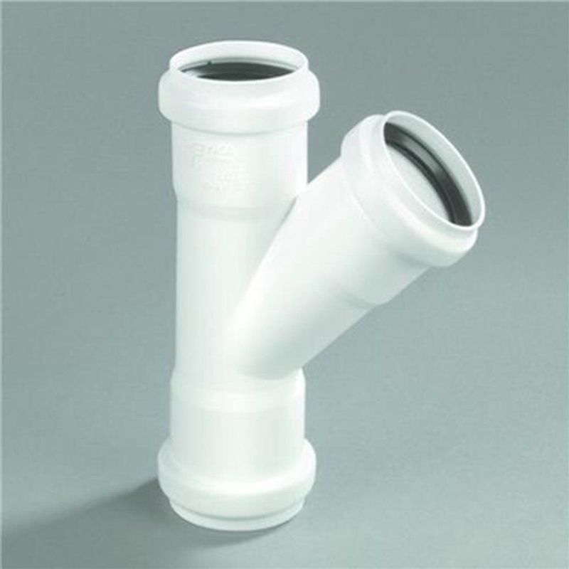 Dyka - T-Stuk - Wit - PP - 32 mm - 3x Mof 45°