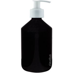Lege Plastic Fles 500 ml zwart met Witte pomp - set van 10 stuks - navulbaar - leeg