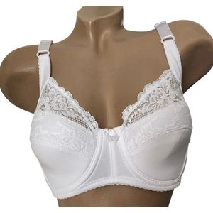 Beha niet voorgevormd met voering en beugel 85C wit