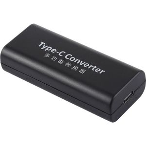 DC 5,5 x 2,1 mm Power Jack Female naar USB-C / Type C Female Power Connector Adapter met 30 cm USB-C / Type C kabel