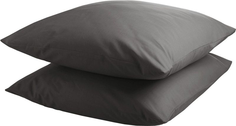 DoubleDry - Kussensloop - Antraciet - 2 Stuks - 60x70 cm