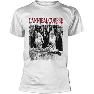 Cannibal Corpse Heren Tshirt -L- Butchered At Birth Wit