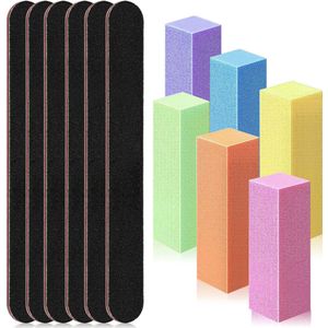 Gsedaox- Professionele Nagelvijl- Nagelvijlen- 12 Delig -Nagelbuffer -Nagelverzorging-Voor Manicure