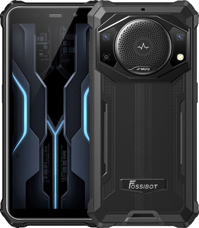 FSB - FOSSiBOT F101 P - Smartphone - Zwart - 64 GB - Dubbele SIM - 4G